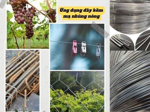 ứng dụng dây kẽm mạ nhúng nóng