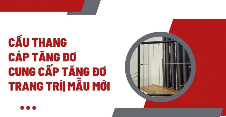 cầu thang cáp tăng đơ