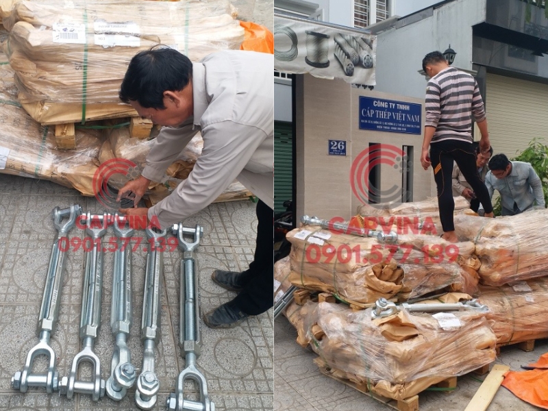 Tăng đơ cáp hai đầu ma ní