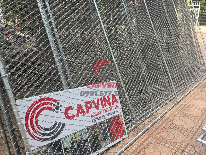 thi công lưới cáp 316 chống rơi