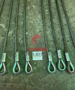 Cáp thép bấm chì