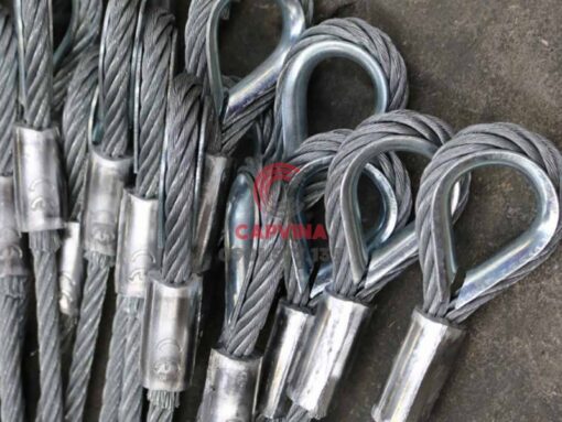 Cáp thép bấm chì