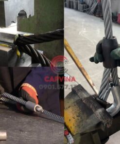 Cáp thép bấm chì