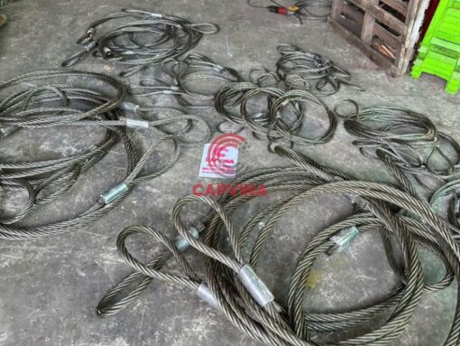 Cáp thép bấm chì