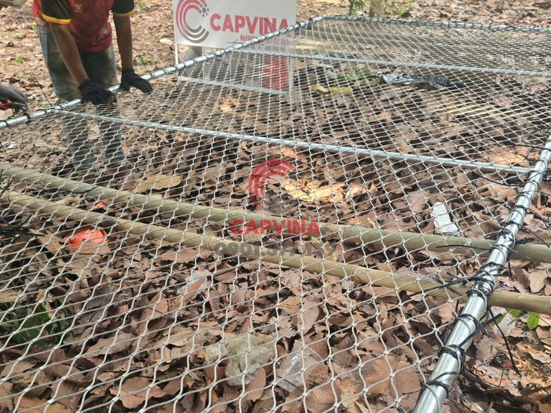 Lưới an toàn ban công cáp cầu thang