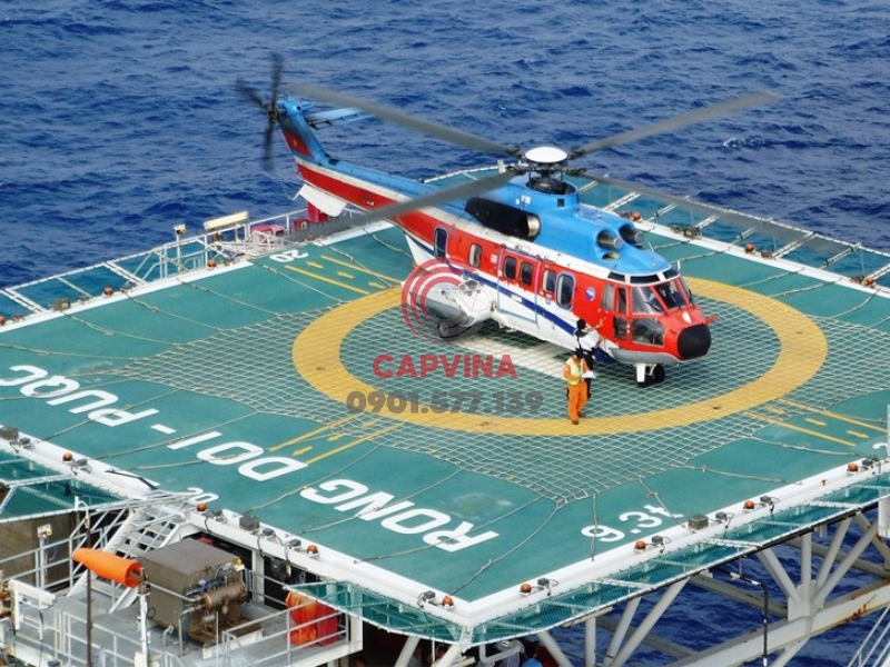 Lưới chắn an toàn trực thăng ngoài khơi