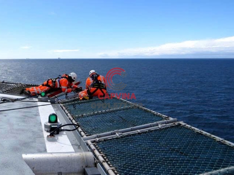 Lưới chắn an toàn trực thăng ngoài khơi