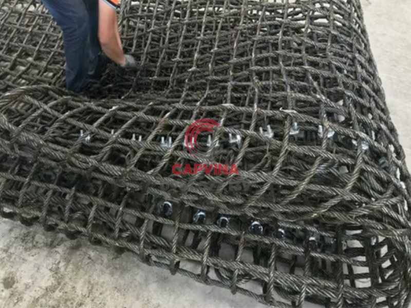 Rọ cẩu đá bằng cáp thép