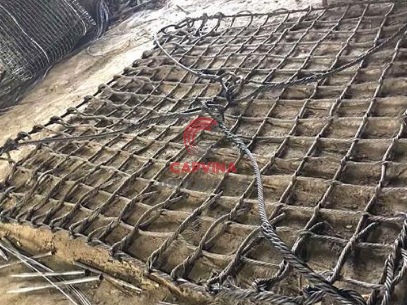 Rọ cẩu đá bằng cáp thép