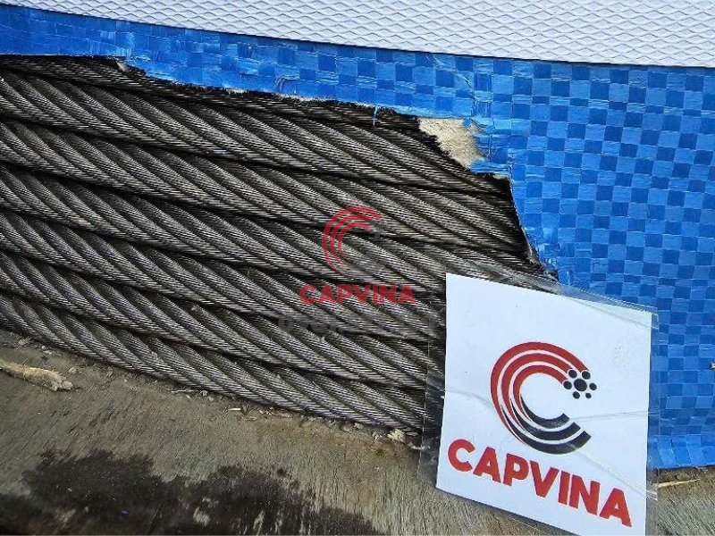 dây cáp inox cho máy cào phân