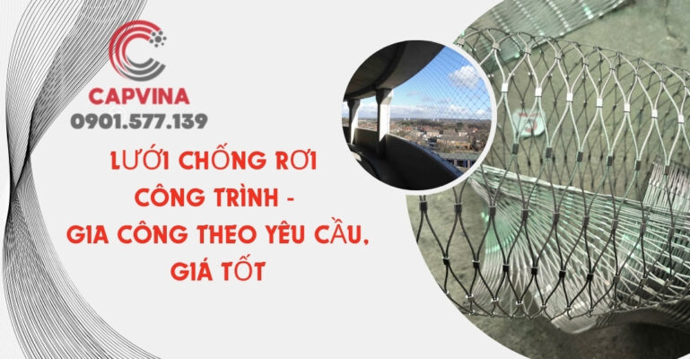 Lưới chống rơi công trình