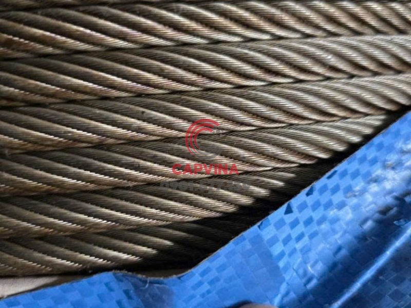 Cáp inox 8x29 IWRC cho máy cào phân