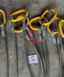 Cáp thép bấm chì mắt cứng