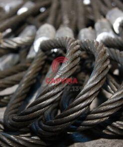 cáp thép bấm chì mắt mềm