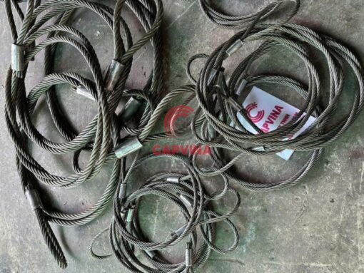 Cáp thép bấm chì mắt mềm