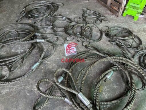 Cáp thép bấm chì mắt mềm
