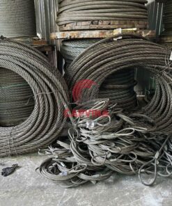 Cáp thép bấm chì mắt mềm
