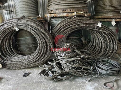 Cáp thép bấm chì mắt mềm