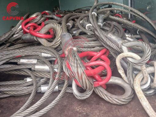 Sling cáp thép bấm chì