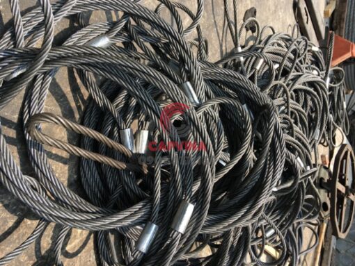 Sling cáp thép bấm chì