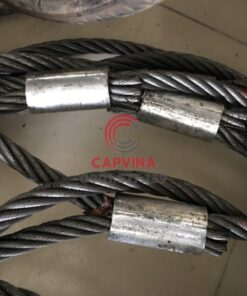 Sling cáp thép bấm chì