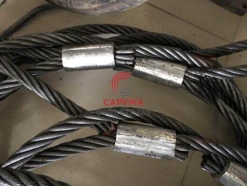 Sling cáp thép bấm chì