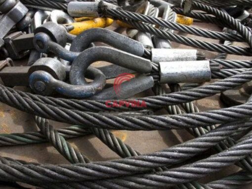 Sling cáp thép bấm chì