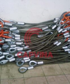 Sling cáp thép bấm chì