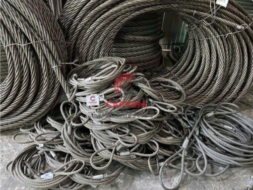 Sling cáp thép bấm chì