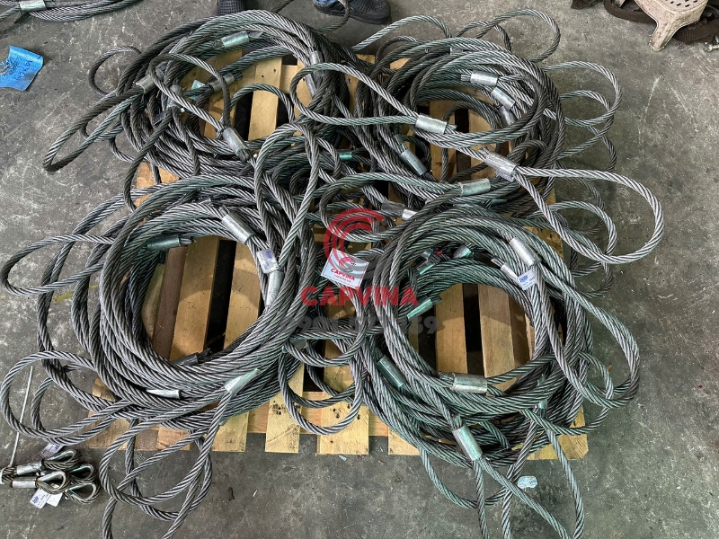 cáp thép bấm chì 10mm