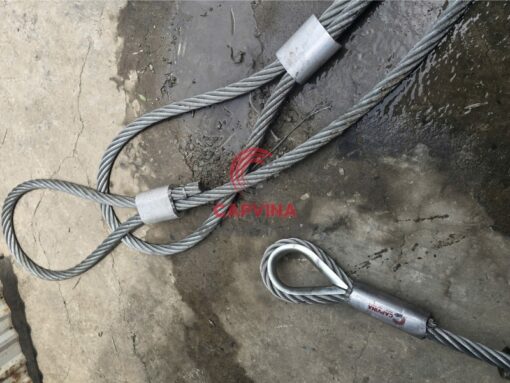 Cáp thép bấm chì 20mm