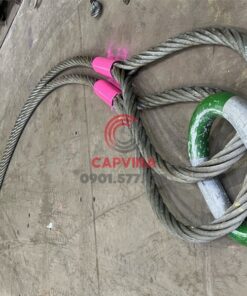 Gia công sling cáp thép bấm chì