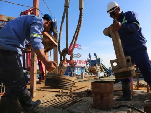Gia công sling cáp thép bấm chì
