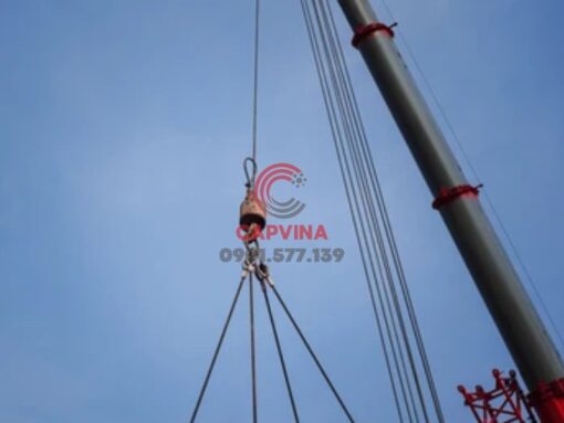 Sling cáp thép bấm chì 6x37 IWRC