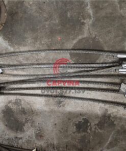 Sling cáp thép bấm chì 2 chân
