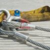 Sling cáp thép bấm chì 2 chân