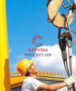 Sling cáp thép bấm chì 3 chân