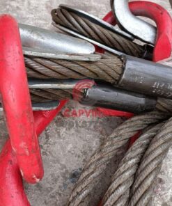 Sling cáp thép bấm chì 4 chân