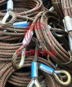 Sling cáp thép bấm chì 6x37 IWRC