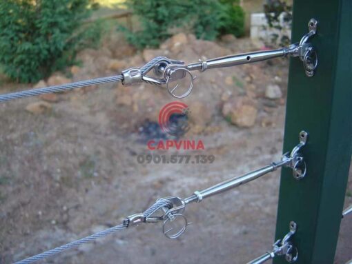 Tăng đơ inox hai đầu ma ní