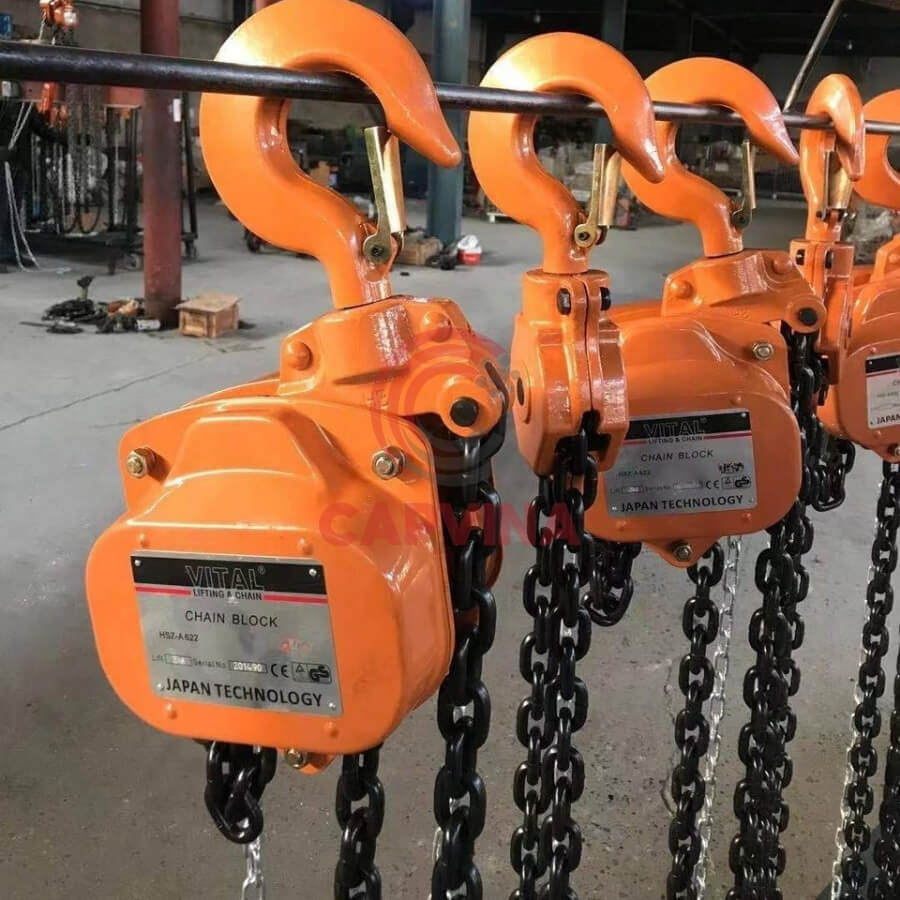 pa lăng xích kéo tay 500kg