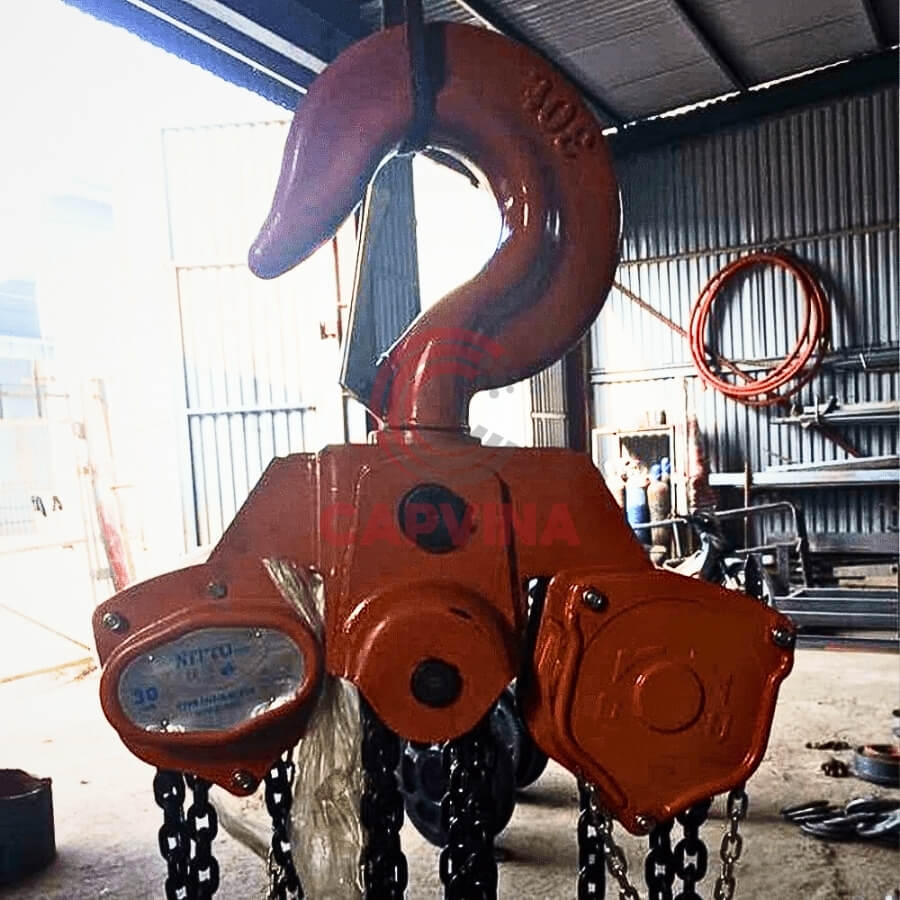 pa lăng xích kéo tay 30 tấn