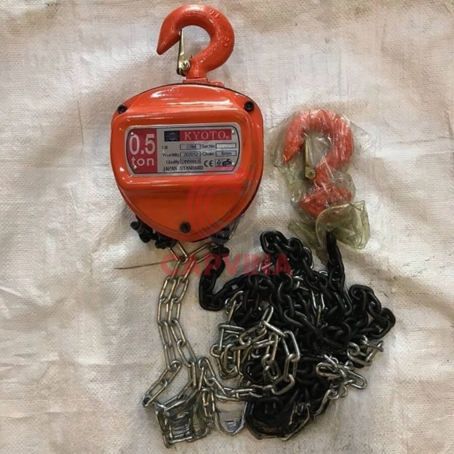 pa lăng xích kéo tay 500kg