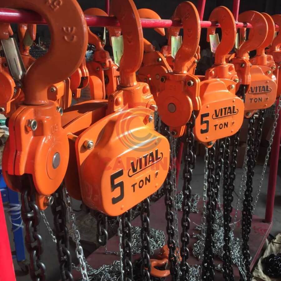 cách sử dụng pa lăng xích kéo tay