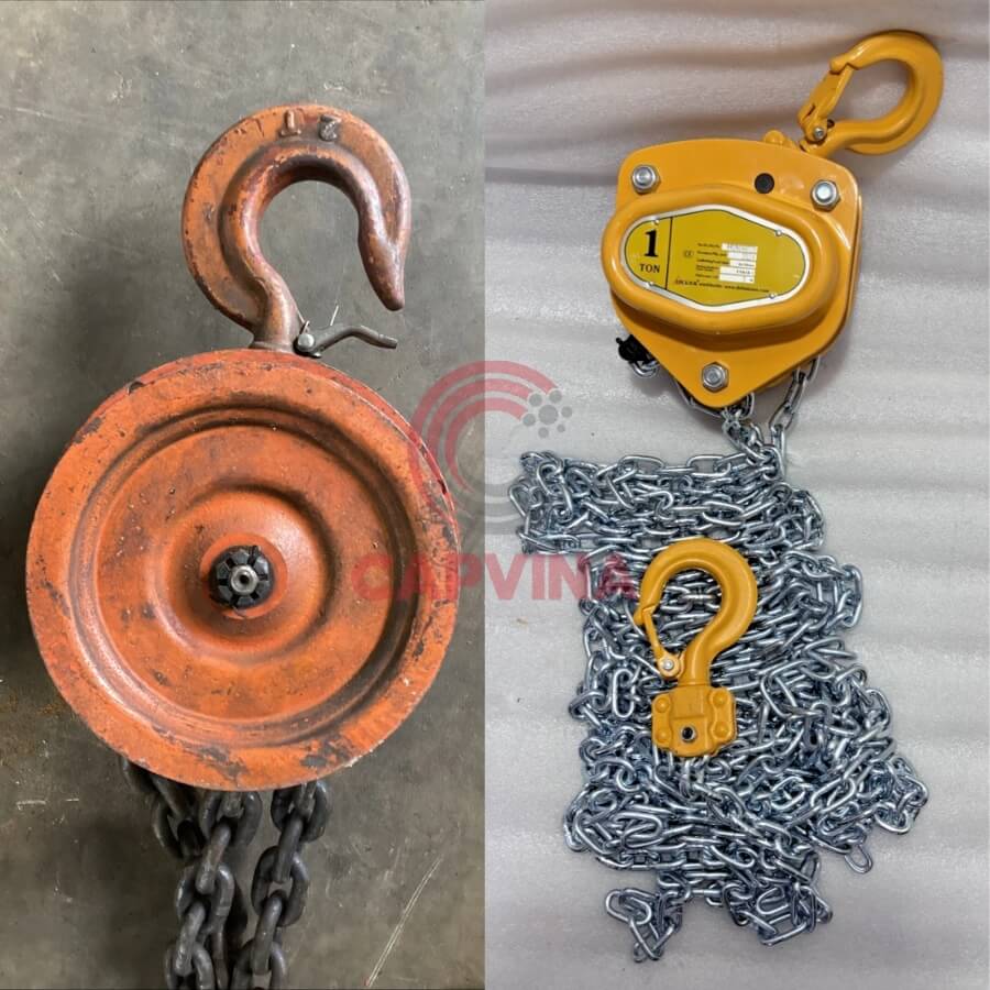 nên mua pa lăng xích kéo tay cũ hay mới