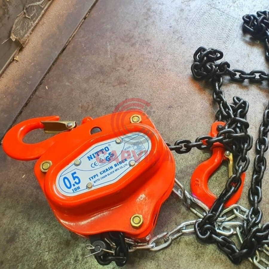 pa lăng xích kéo tay 500kg