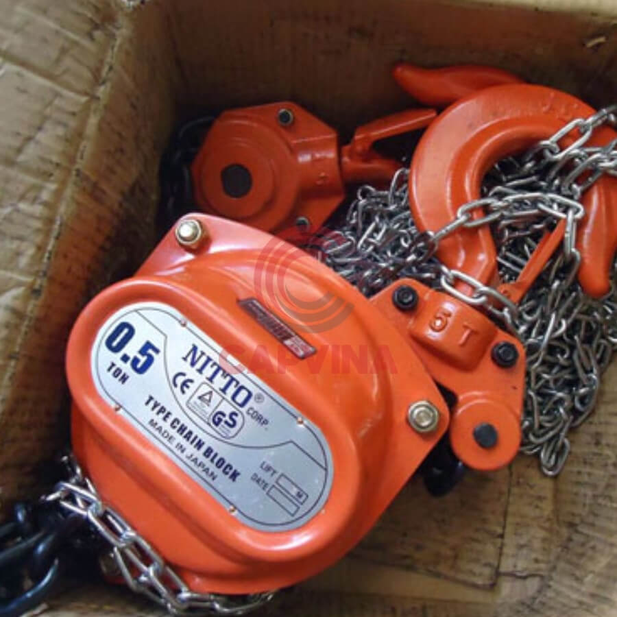 pa lăng xích kéo tay 500kg