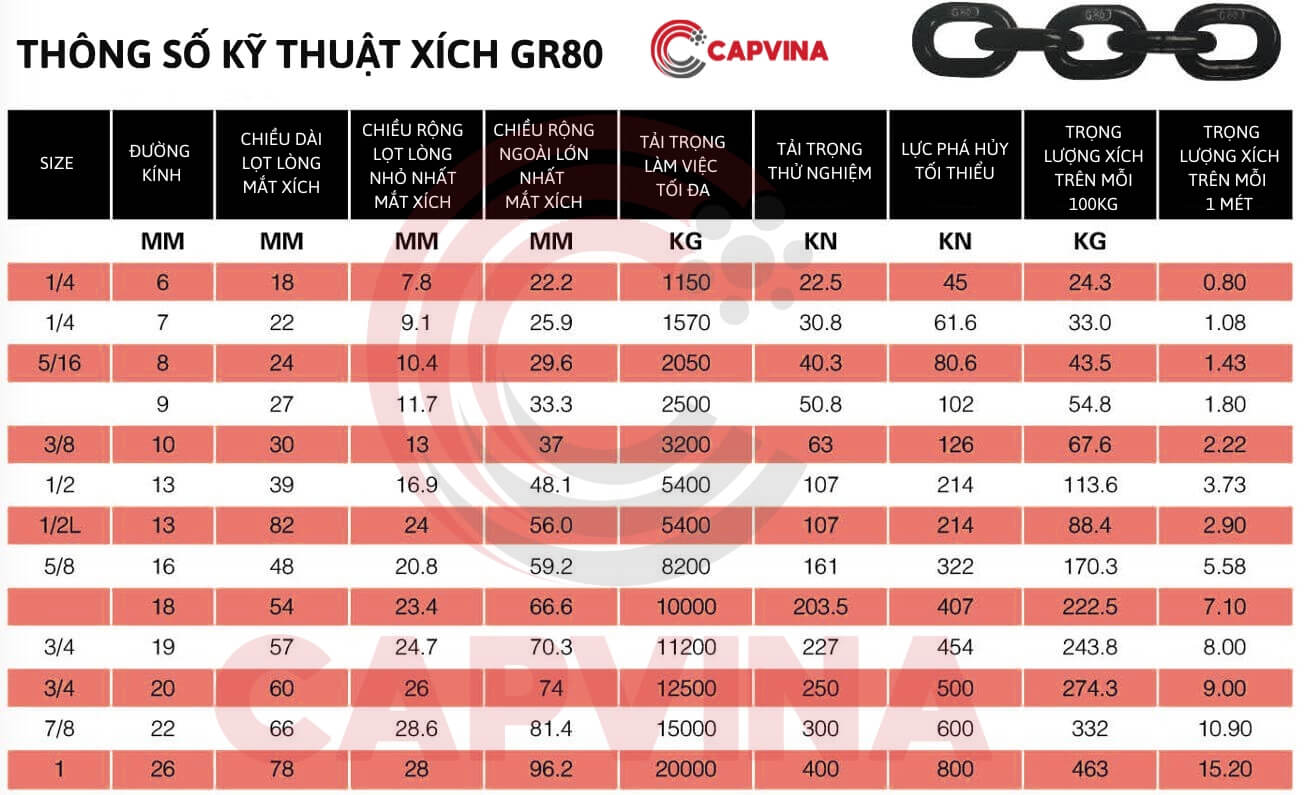 xích chằng hàng container