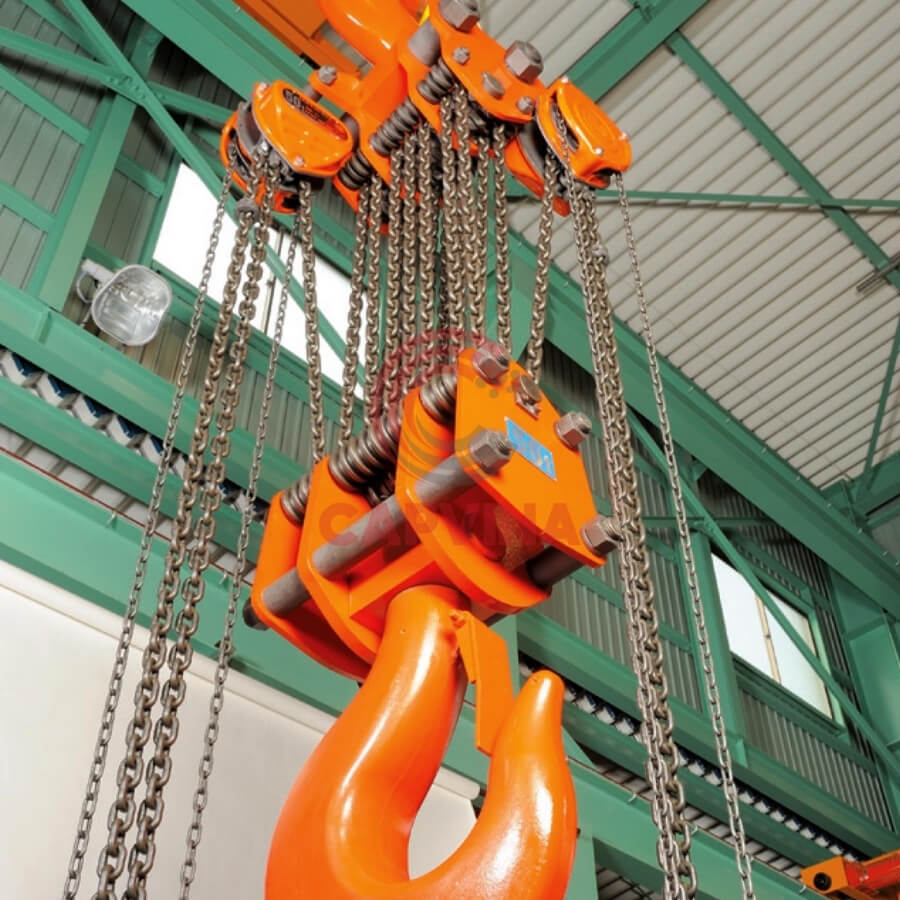 pa lăng xích kéo tay 30 tấn