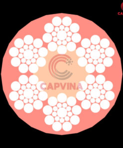 cáp thép Capvina 6x19S FC PVF